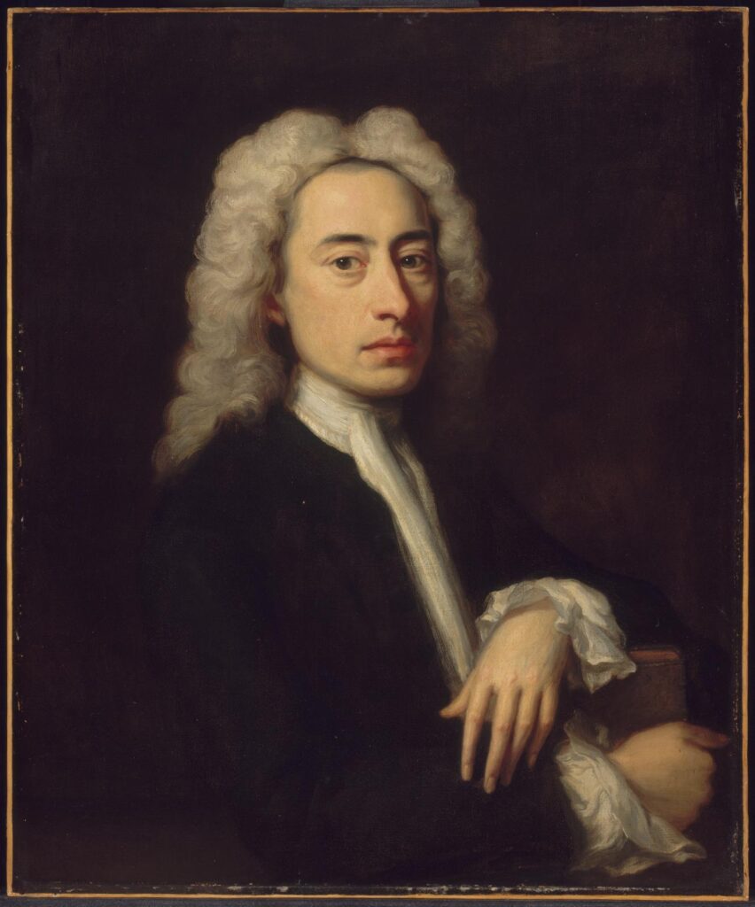 Alexander Pope, Aufnahme aus dem Jahr 1736