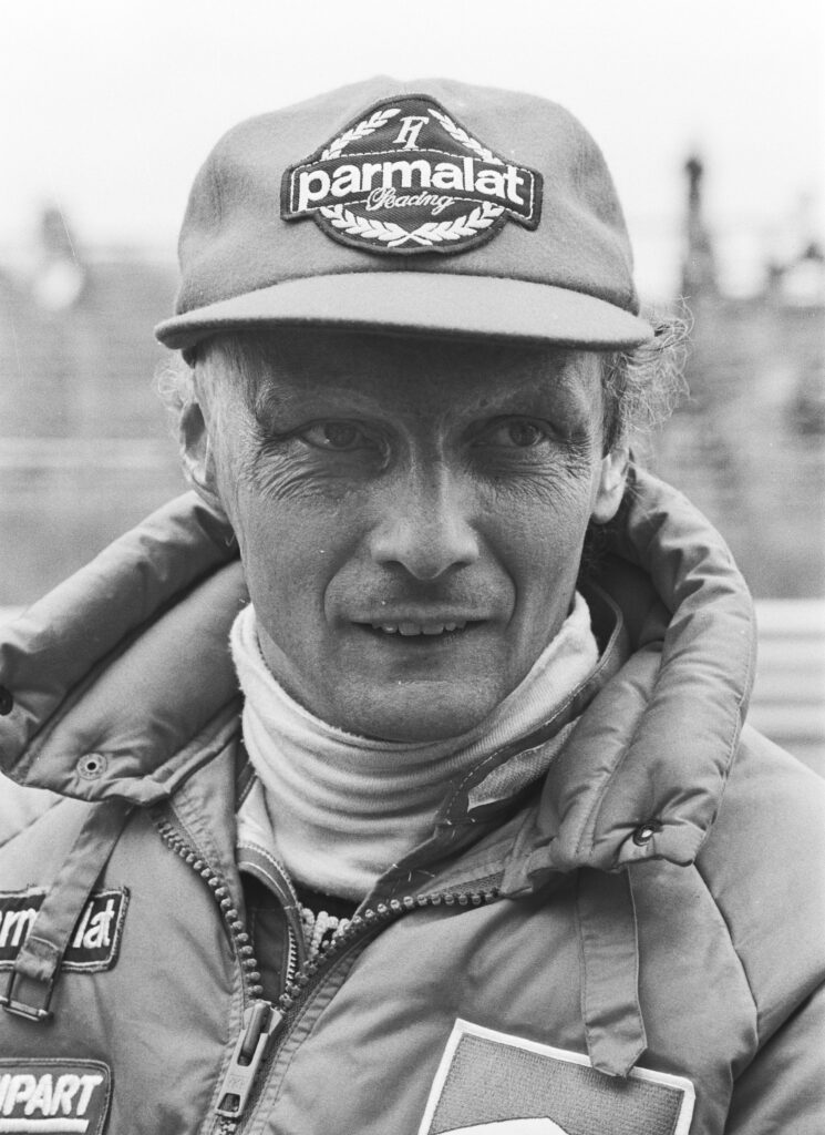 Niki Lauda, Fotografie aus dem Jahr 1982