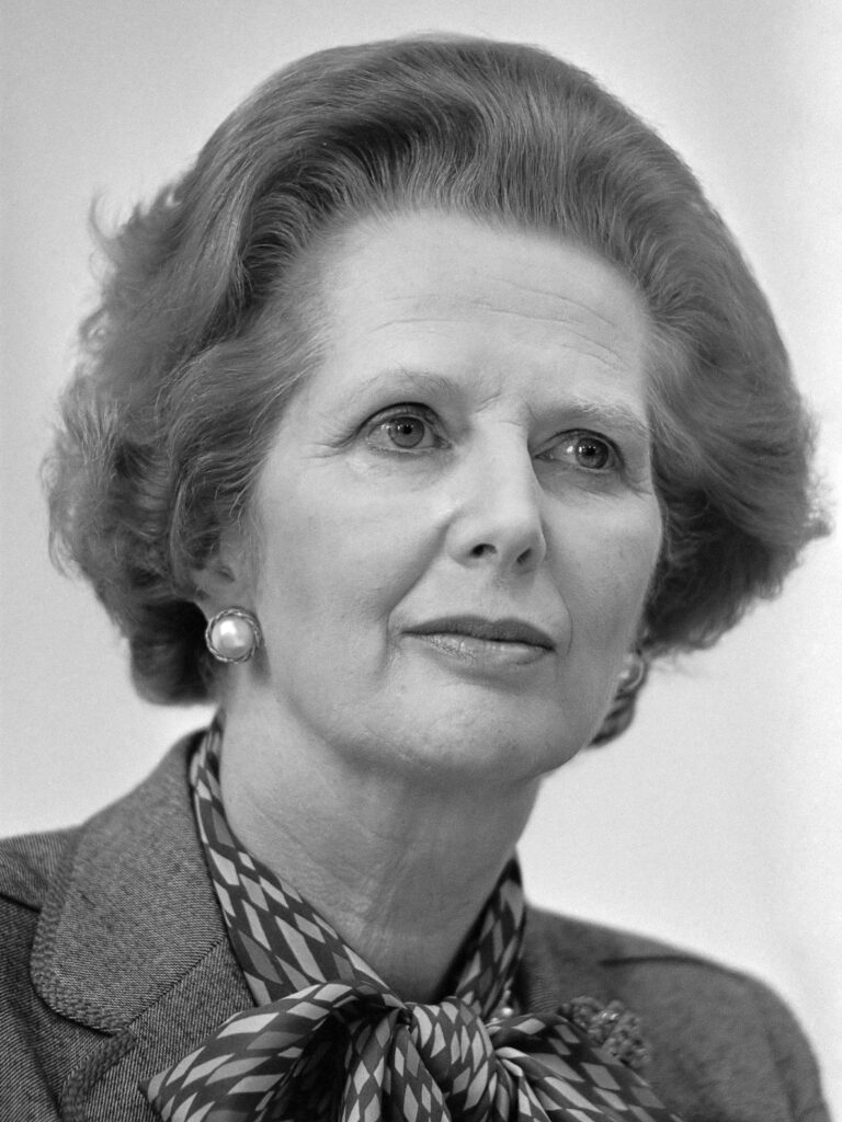 Margaret Thatcher, Aufnahme aus dem Jahr 1983