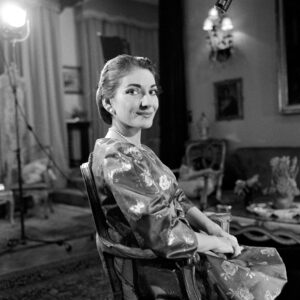 Maria Callas, Fotografie aus dem Jahr 1958