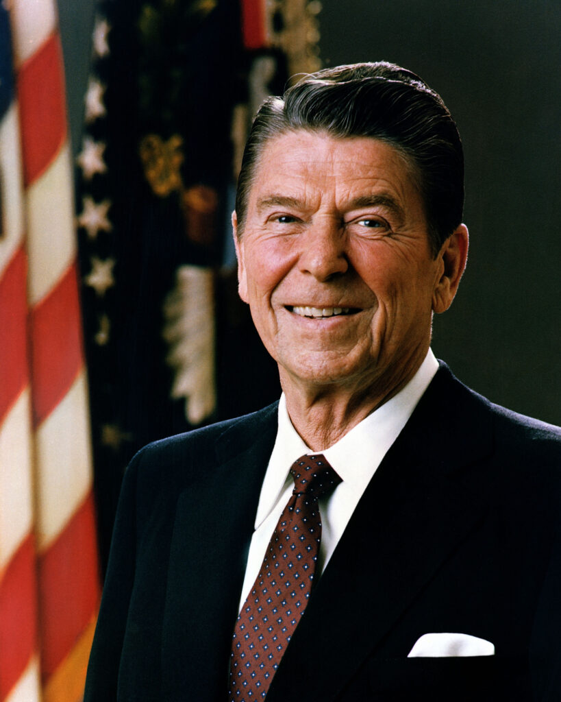 Ronald Reagan, Aufnahme aus dem Jahr 1981