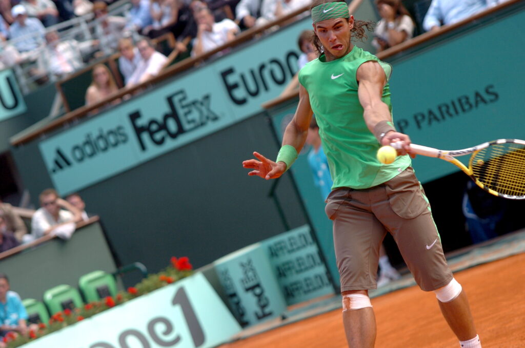 Rafael Nadal, Aufnahme aus dem Jahr 2008
