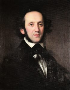 Felix Mendelssohn Bartholdy, Fotografie aus dem Jahr 1833