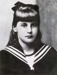 Greta Garbo, Fotografie aus dem Jahr 1905