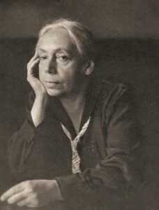 Käthe Kollwitz, Fotografie aus dem Jahr 1927