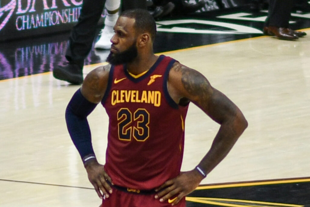 LeBron James, Aufnahme aus dem Jahr 2018