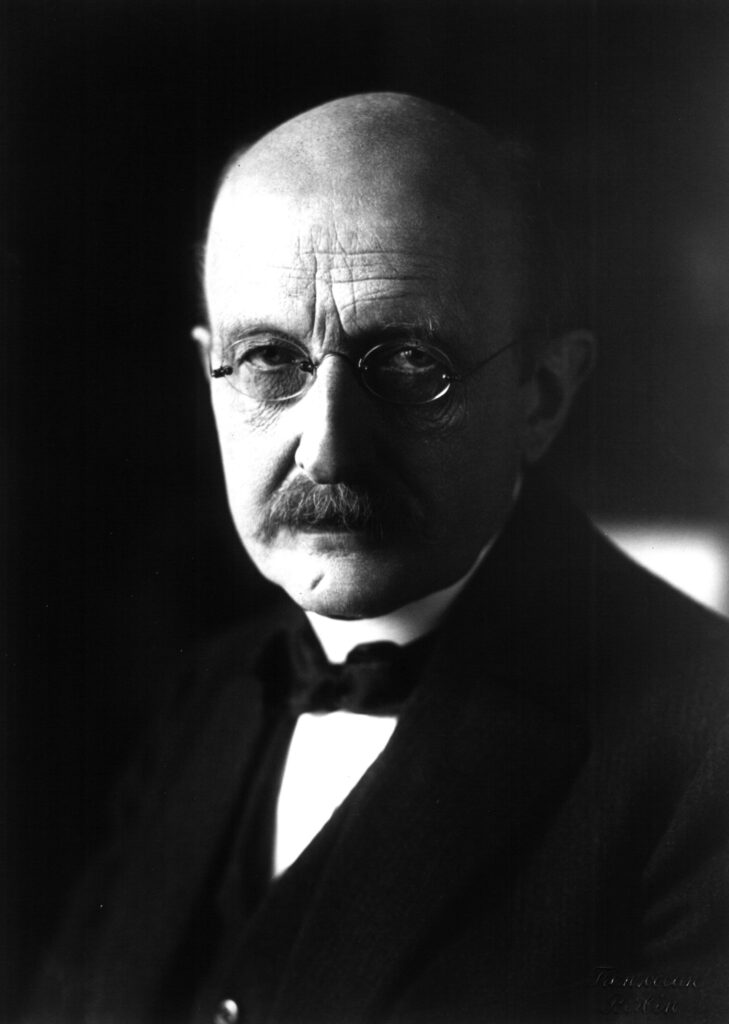 Max Planck, Aufnahme aus dem Jahr 1858