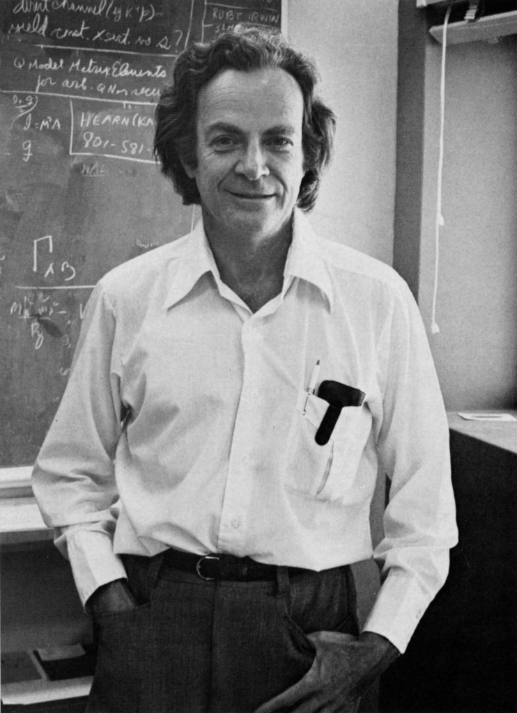 Richard Feynman, Aufnahme aus dem Jahr 1988