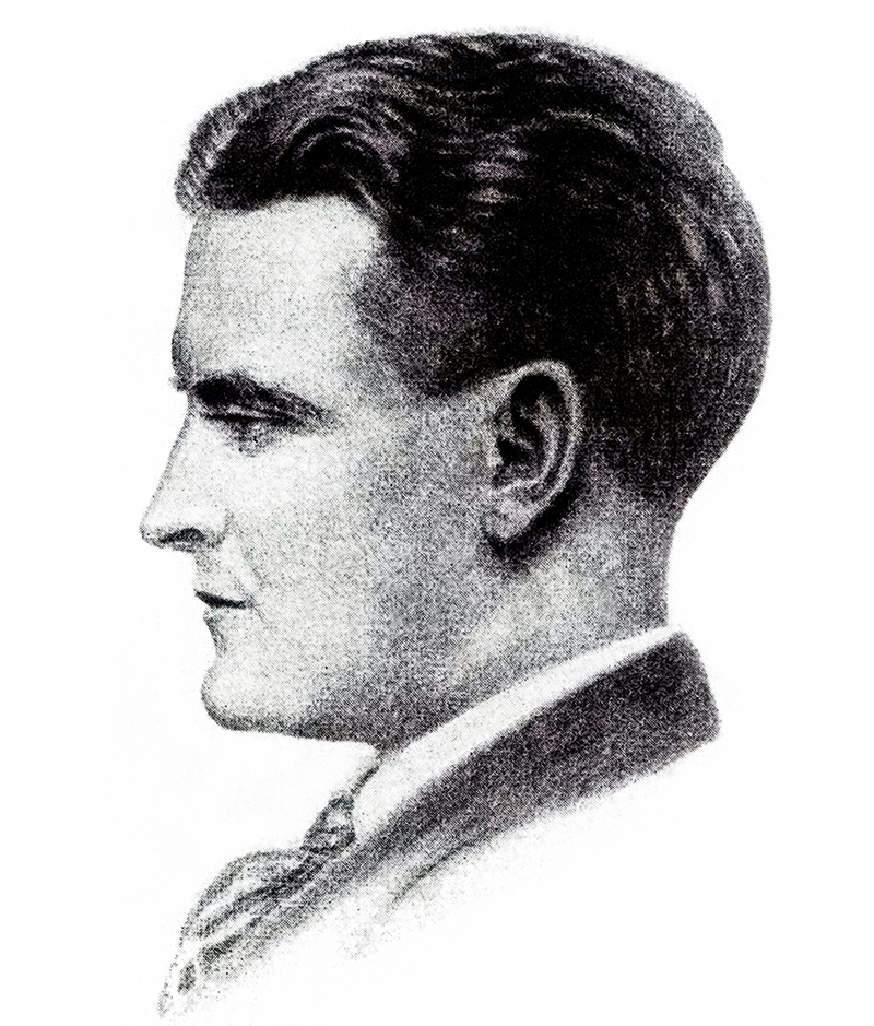 F. Scott Fitzgerald, Aufnahme aus dem Jahr 1921