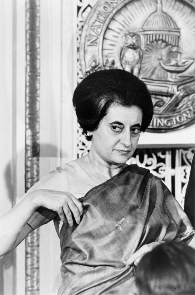 Indira Gandhi, Aufnahme aus dem Jahr 1966