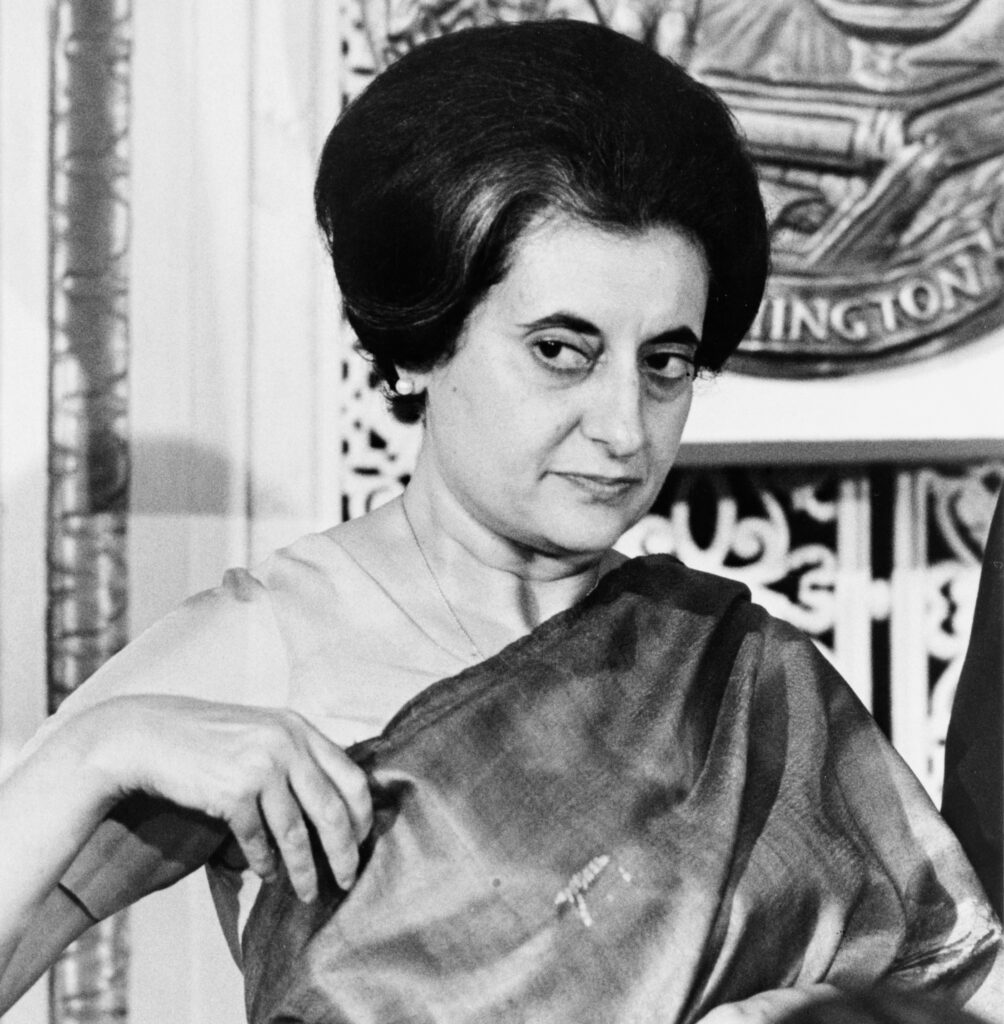 Indira Gandhi, Fotografie aus dem Jahr 1966