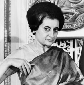 Indira Gandhi, Fotografie aus dem Jahr 1966