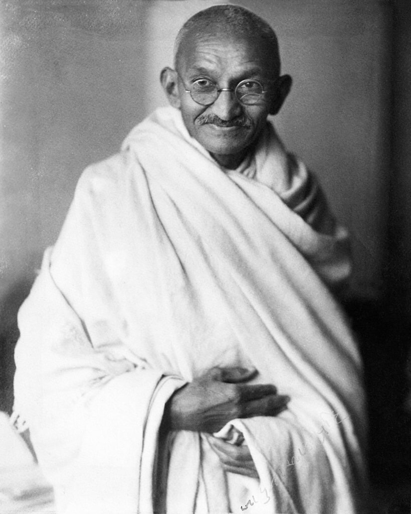 Mahatma Gandhi, Fotografie aus dem Jahr 1931