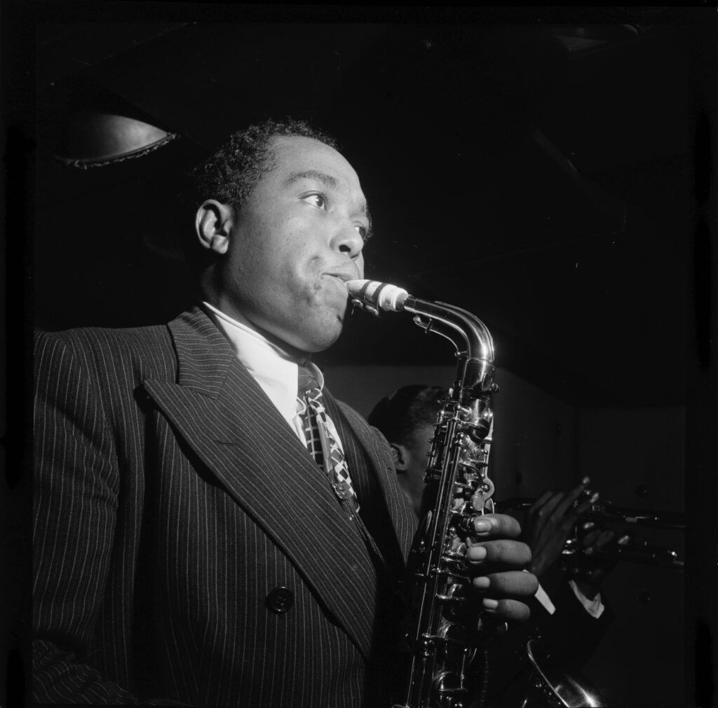 Charlie Parker, Fotografie aus dem Jahr 1947