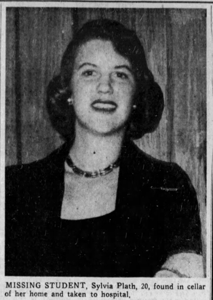 Sylvia Plath, Fotografie aus dem Jahr 1953