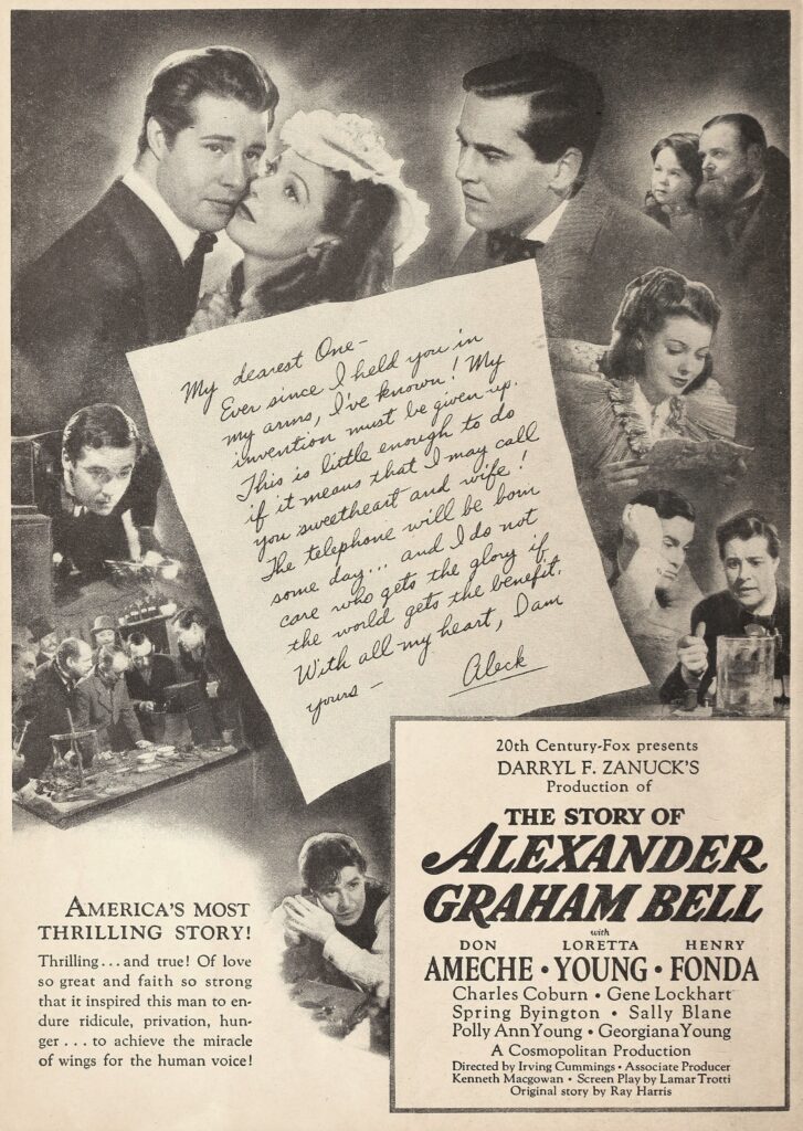 Mit Alexander Graham Bell verbundenes Motiv, aufgenommen 1939