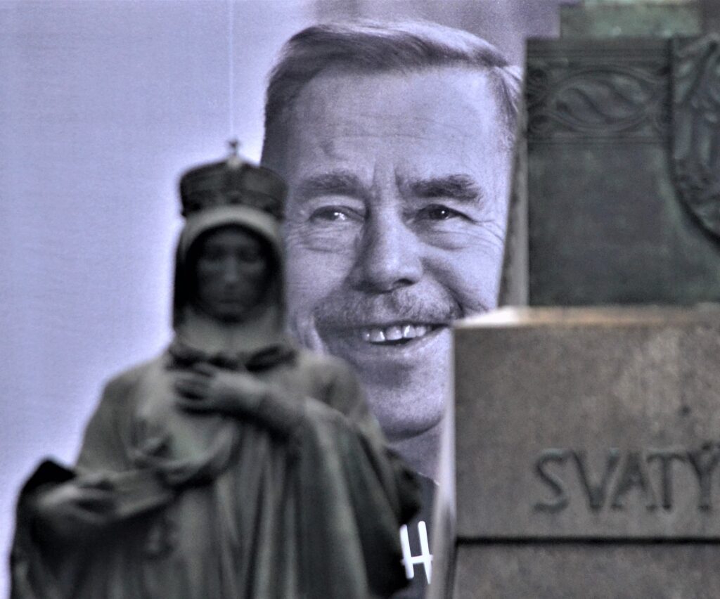 Mit Václav Havel verbundenes Motiv, aufgenommen 2014