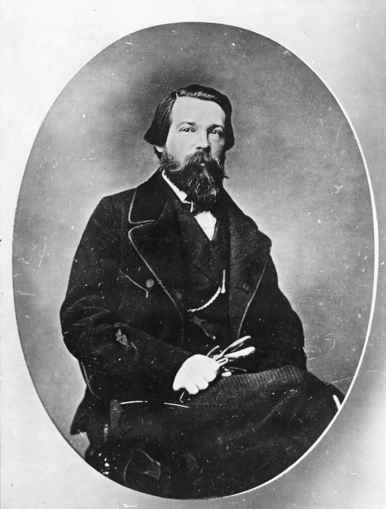 Friedrich Engels, Aufnahme aus dem Jahr 1860