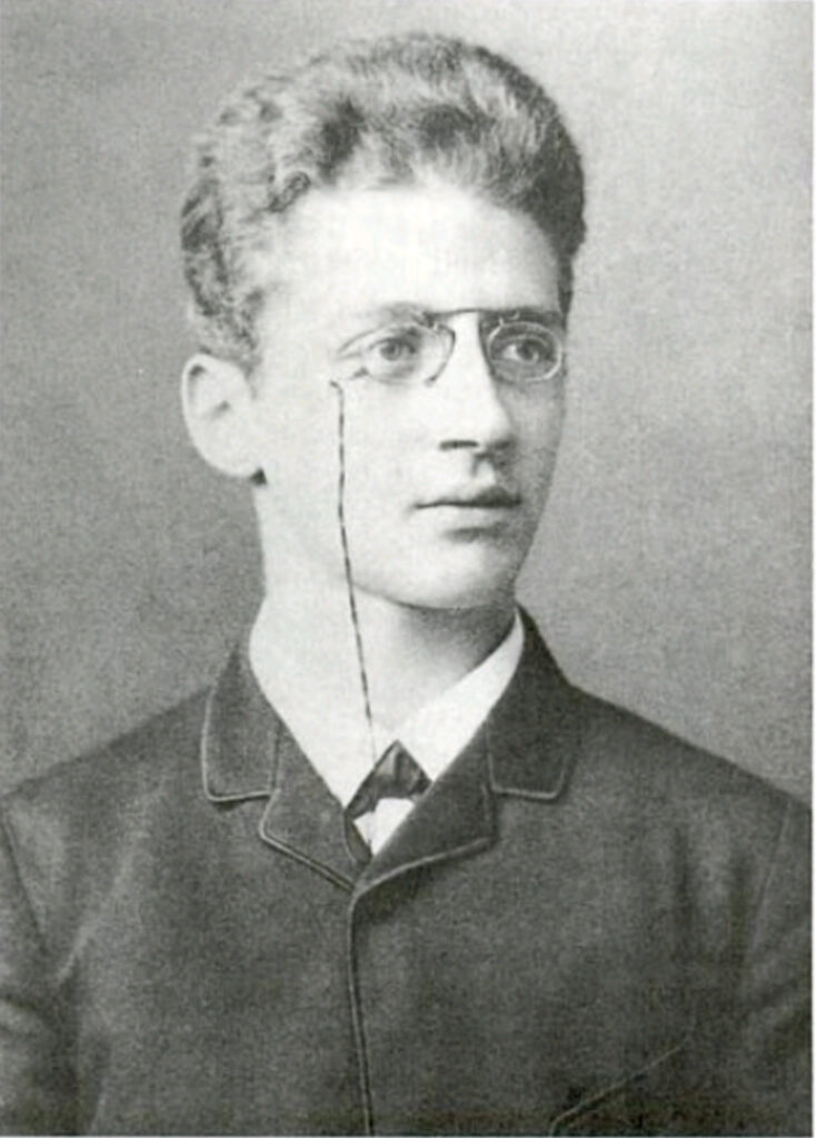 Fritz Haber, Aufnahme aus dem Jahr 1891