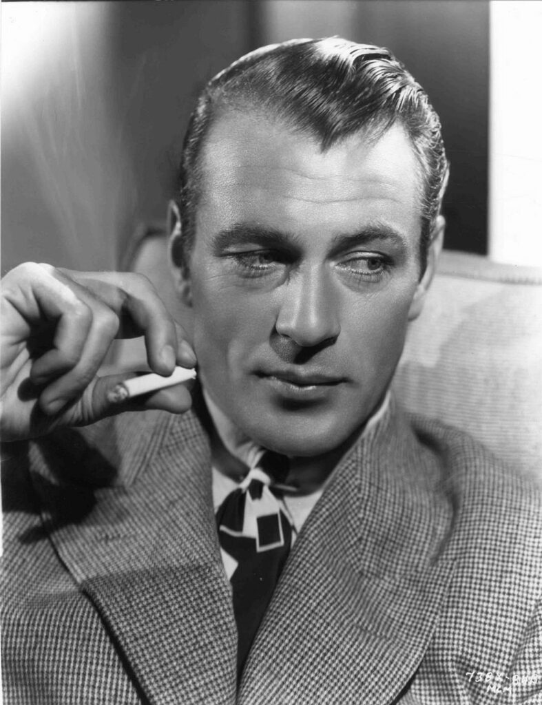 Gary Cooper, Aufnahme aus dem Jahr 1930