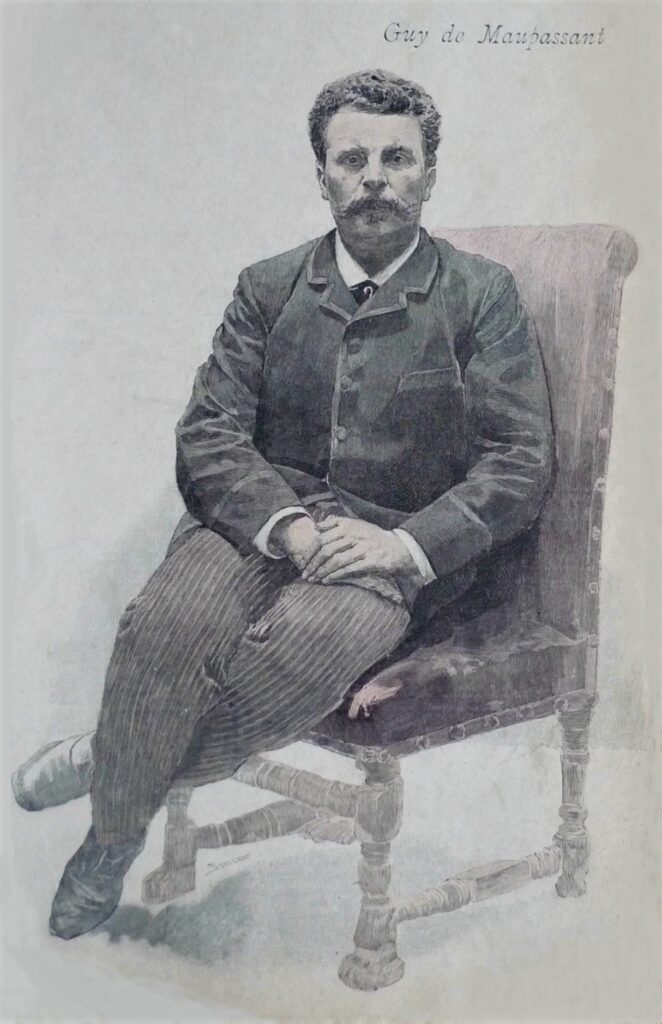 Guy de Maupassant, Aufnahme aus dem Jahr 1890