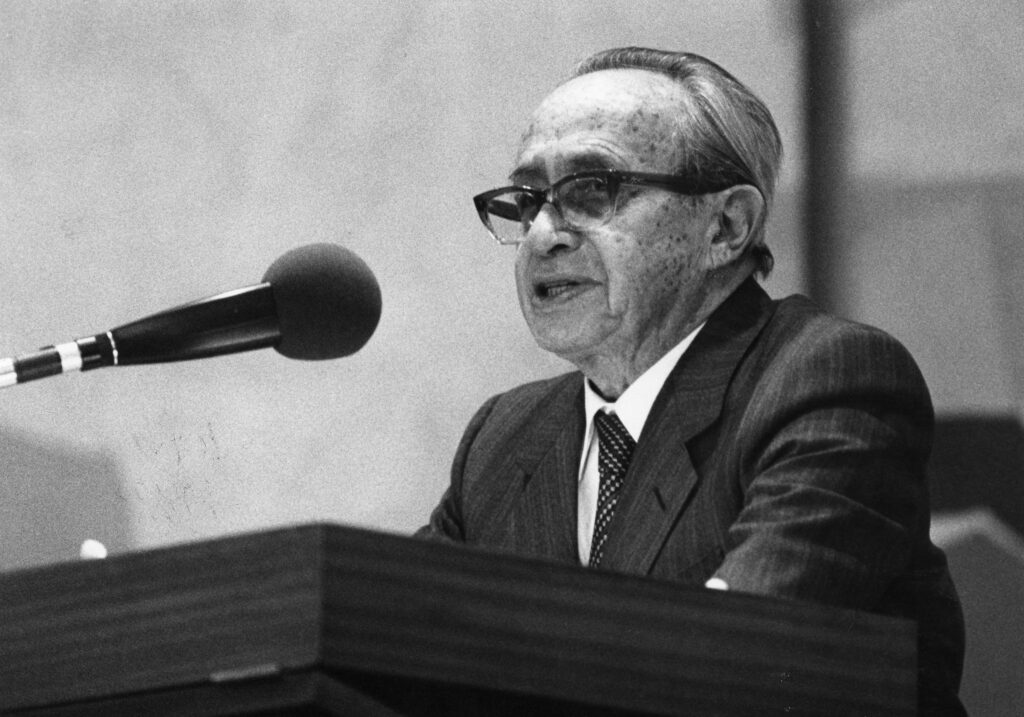 Hans Jonas, Aufnahme aus dem Jahr 1983