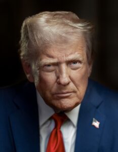 Donald Trump während einer Rede im Oval Office des Weißen Hauses, eine undatierte Aufnahme während seiner ersten Amtszeit als US-Präsident.