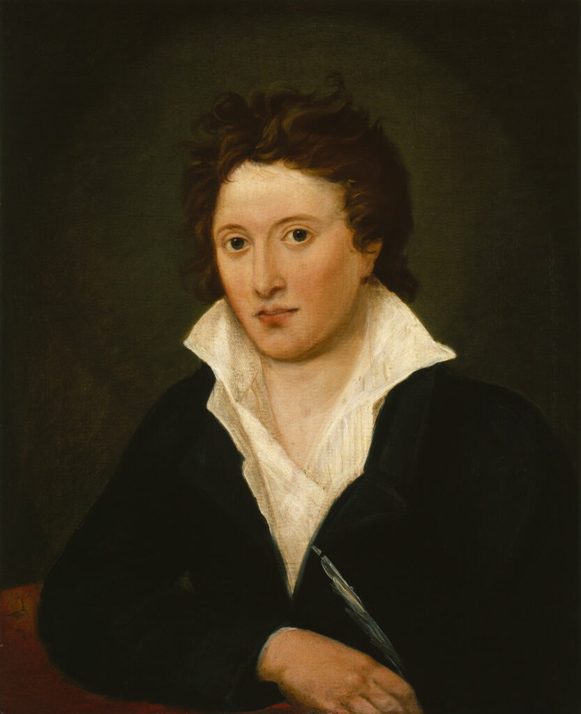 Percy Bysshe Shelley, Darstellung aus dem Jahr 1819