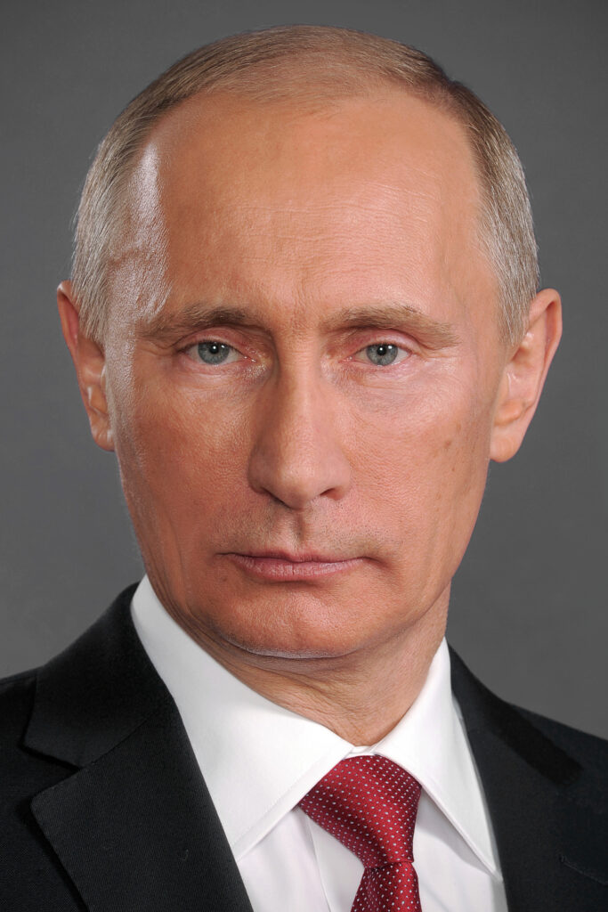 Der russische Präsident Wladimir Putin bei einer offiziellen Ansprache im Kreml, eine Aufnahme während seiner Amtszeit.